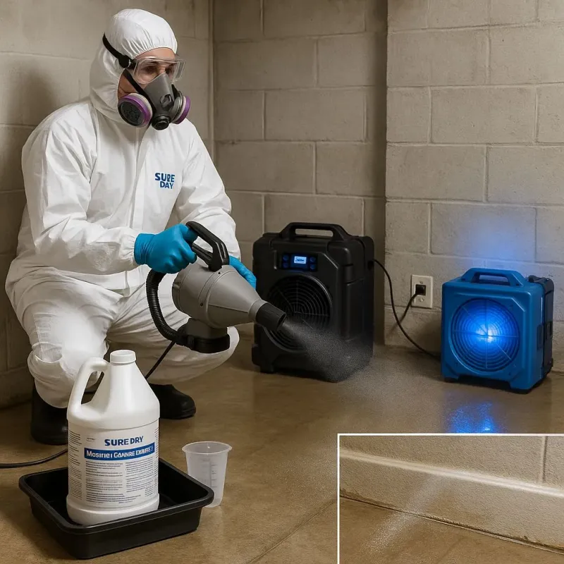 Sanitization and Odor Removal process in Felton, DE