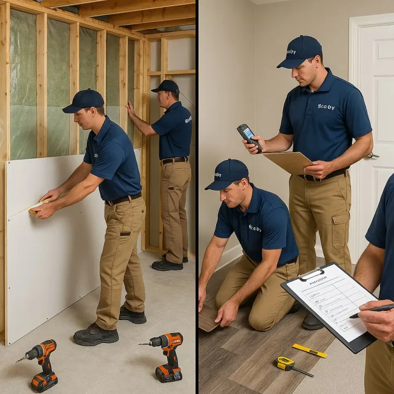 Repairs and Reconstruction process in Felton, DE